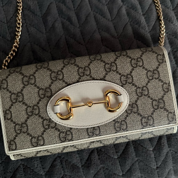 AUTHENTIC GUCCI HORSEBIT 1955 WALLET WITH CHAIN #Crossbody #ShoulderBag #Clutch - Picture 3 of 17
